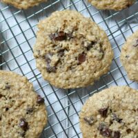 Gluten Free, Dairy Free Oatmeal Chocolate Chip Cookies