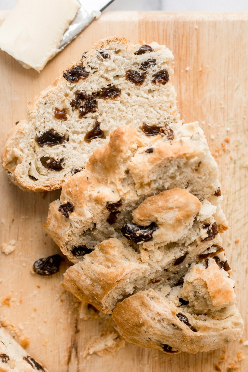 Sliced Irish Soda Bread