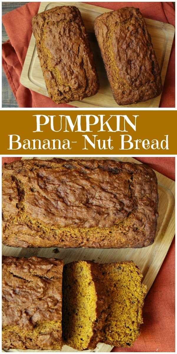 pumpkin banana nut bread