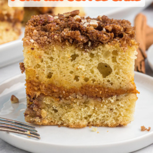 pinterest image for pumpkin coffee cake