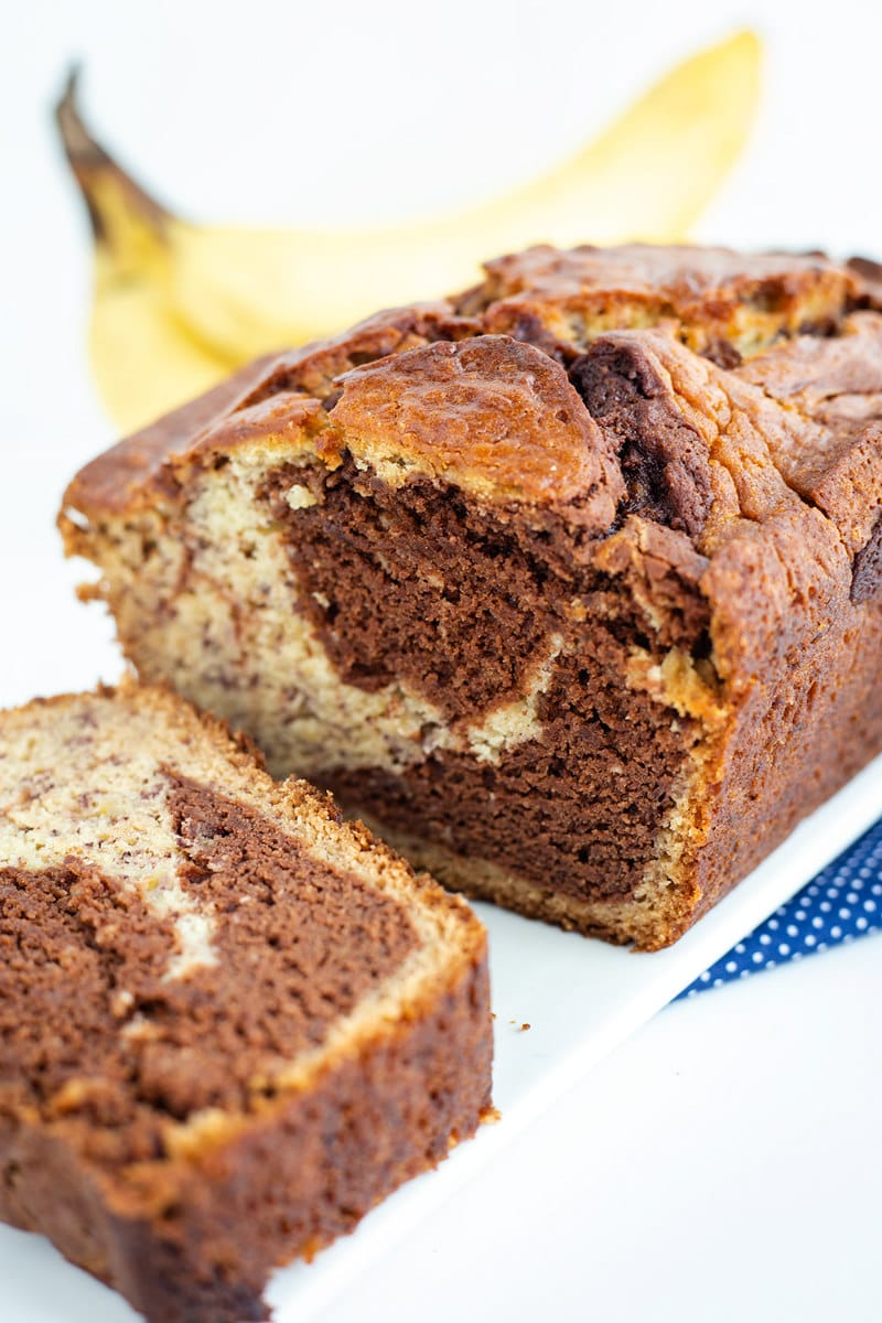 Marbled Chocolate Banana Bread