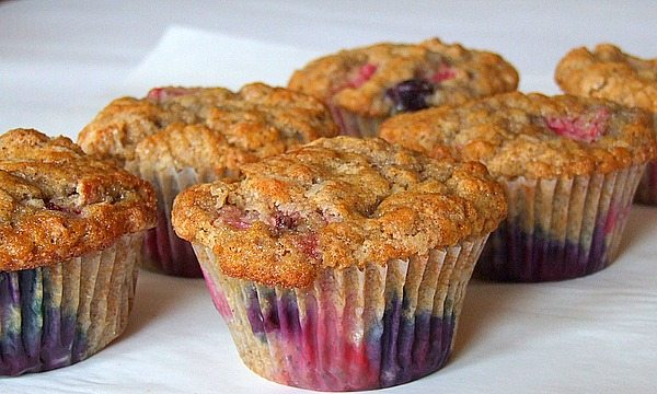 tri berry muffins 2