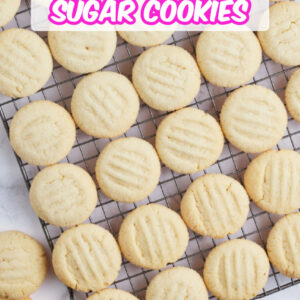 pinterest image for amish sugar cookies