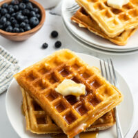 Buttermilk Brown Sugar Waffles - Recipe Girl