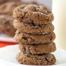 Chewy Chocolate Gingerbread Cookies