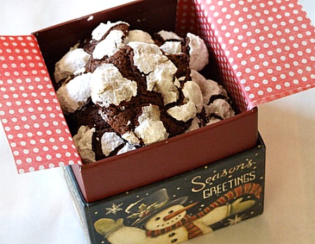 box of chocolate espresso snowcaps