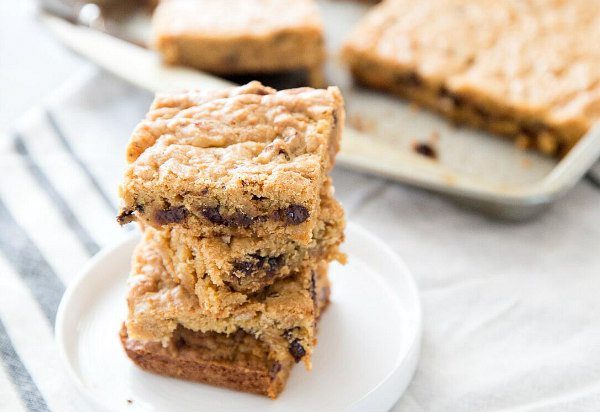 stack of blondies