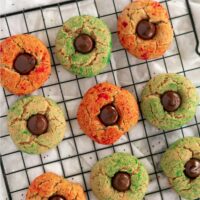 Chocolate Kiss Peanut Butter Blossoms