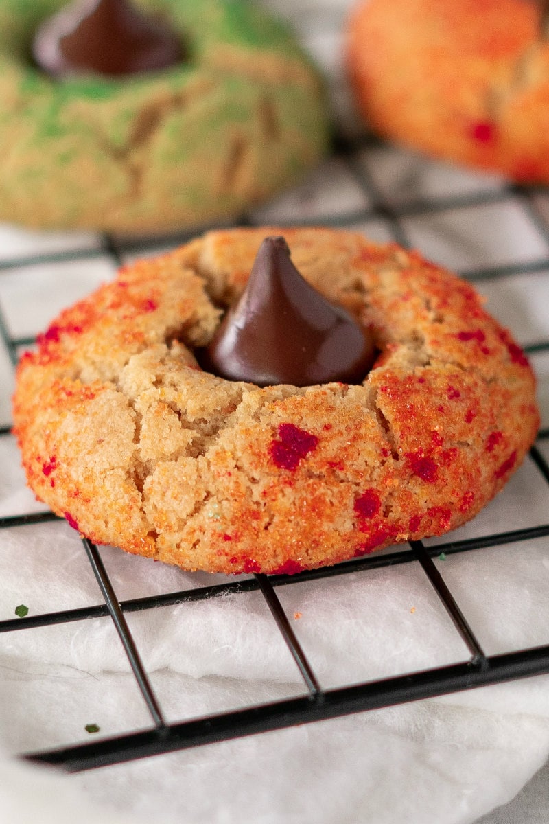 Chocolate Kiss Peanut Butter Blossoms