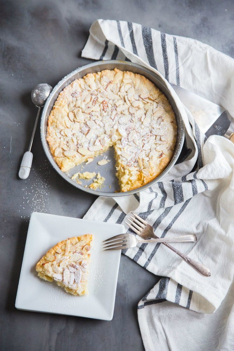 Slice of Almond Butter Cake