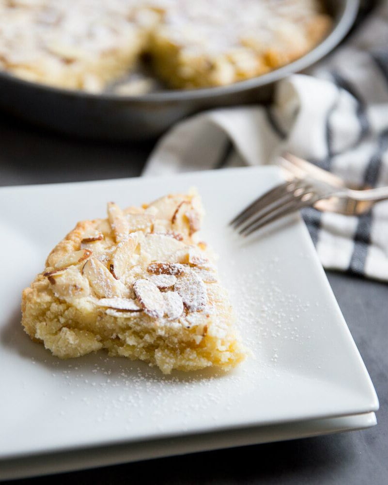 Slice of Almond Butter Cake