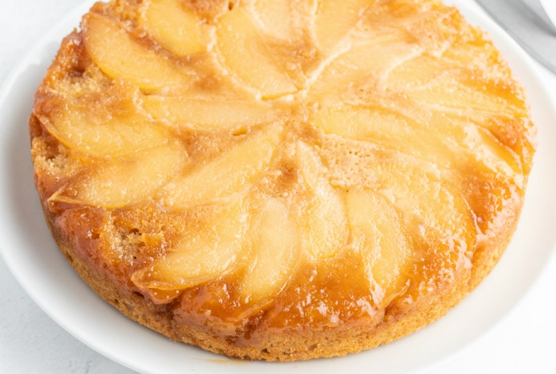 Apple Cinnamon Upside Down Cake Recipe Girl