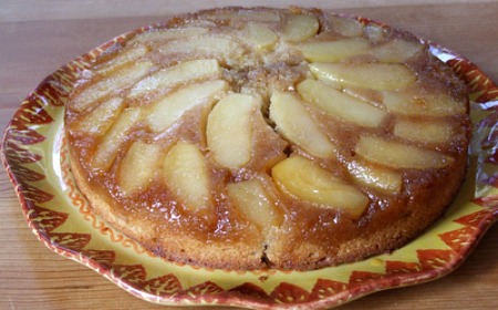 Apple Cinnamon Upside Down Cake