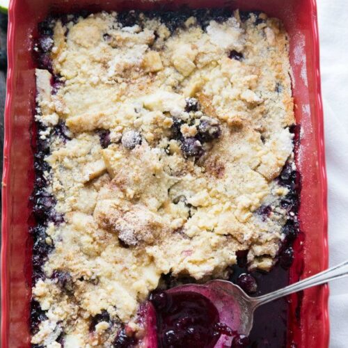 Blueberry Apple Crisp Recipe Girl