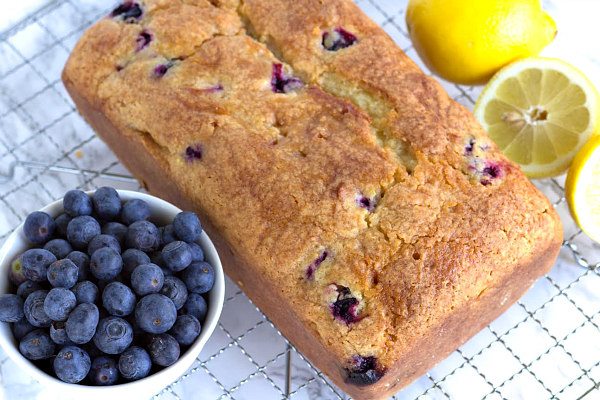 Blueberry Lemon Loaf Cake Recipe