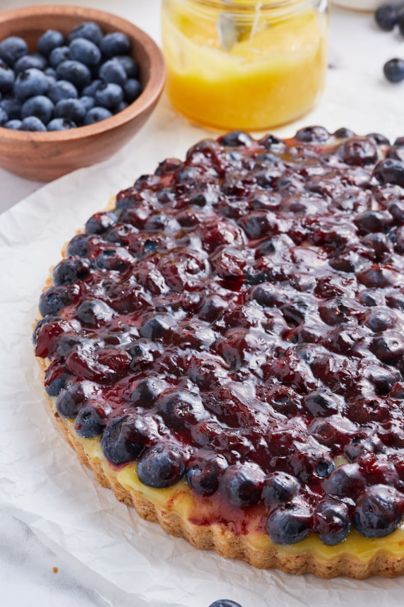 blueberry lemon tart