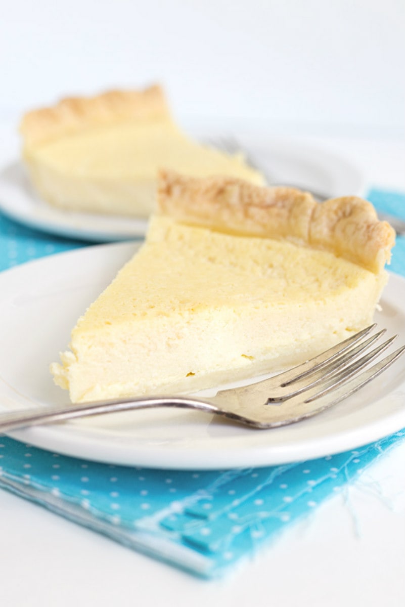 slice of Easy Buttermilk Pie