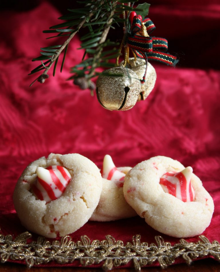 Candy Cane Kiss Cookies Recipe Girl