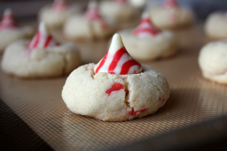 Candy Cane Kiss Cookies Recipe Girl