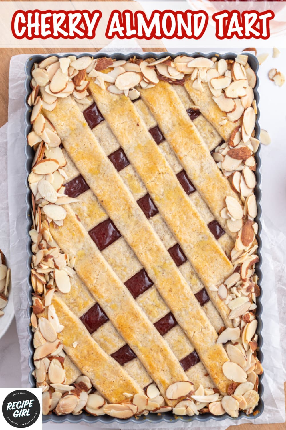 Cherry Almond Tart - Recipe Girl