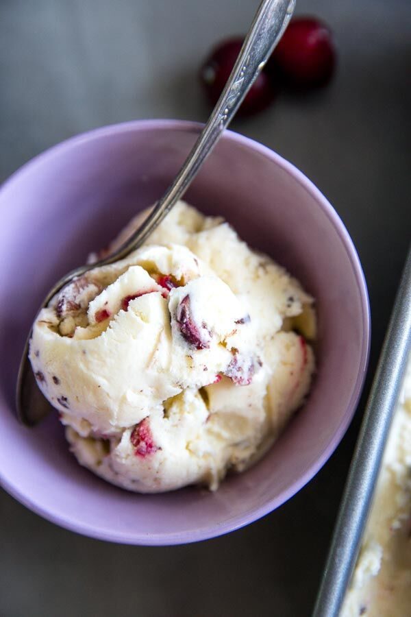 Bowl of Cherry Garcia Ice Cream