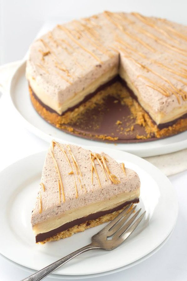 Chocolate Peanut Butter Pie recipe - from RecipeGirl.com