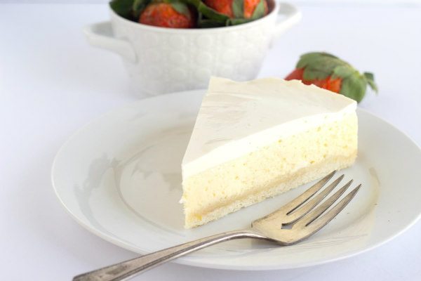 Easy Classic Cheesecake recipe - from RecipeGirl.com
