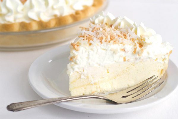 Coconut Cream Pie - recipe from RecipeGirl.com