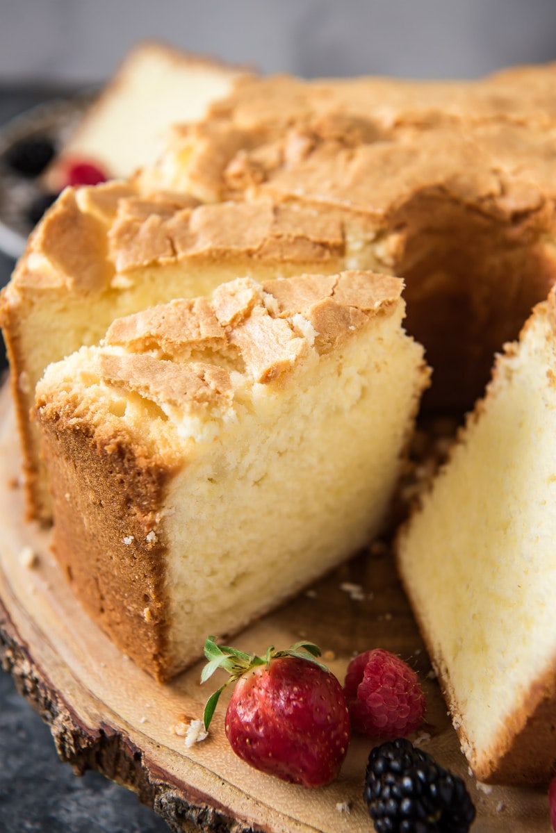 Sliced Cream Cheese Pound Cake