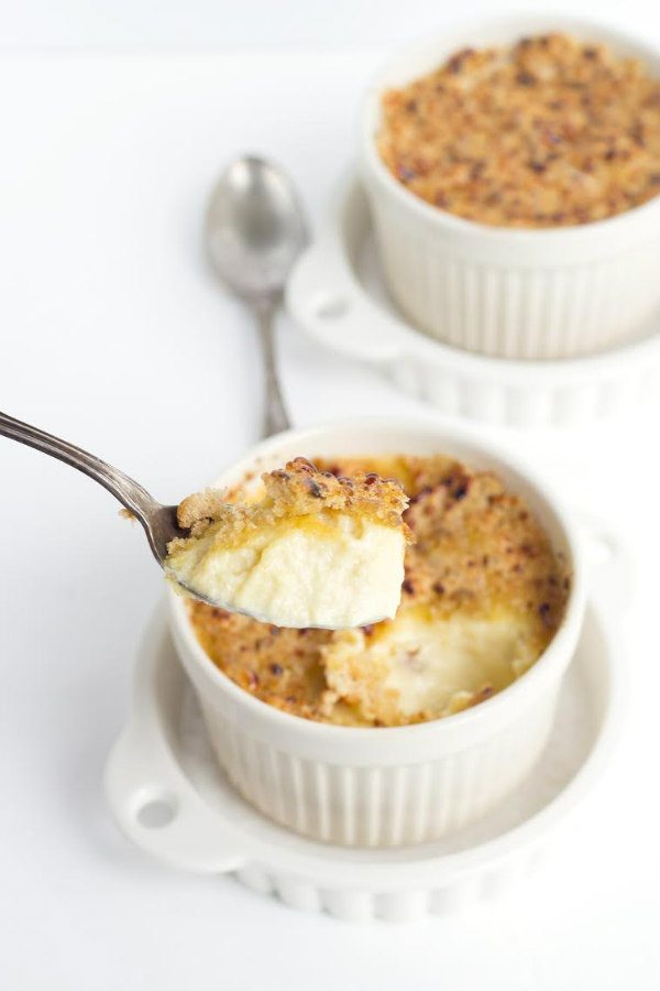 Classic recipe for Crème Brûlée - from RecipeGirl.com