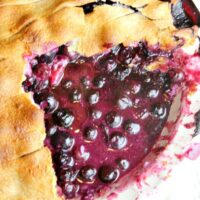 Fresh Blueberry Pie