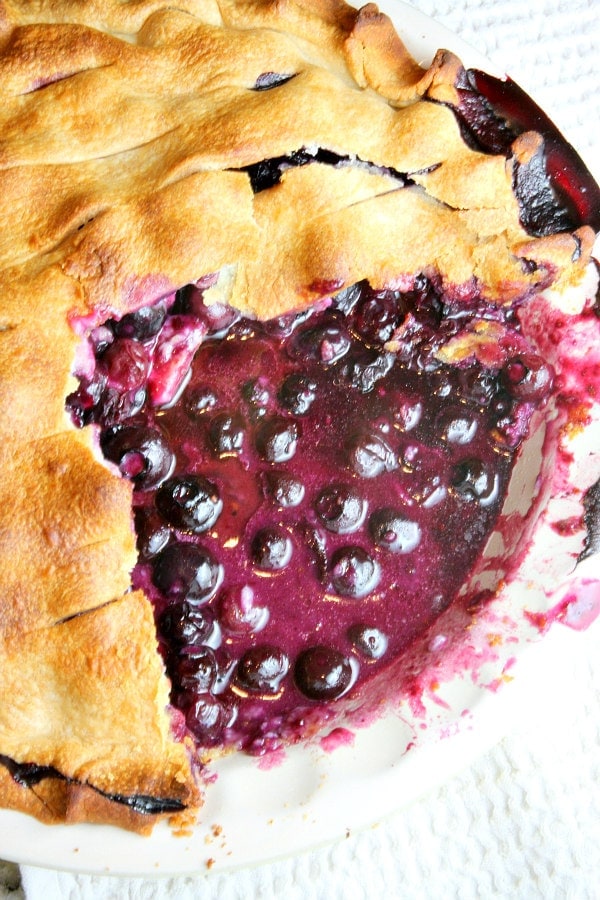 Fresh Blueberry Pie - Recipe Girl