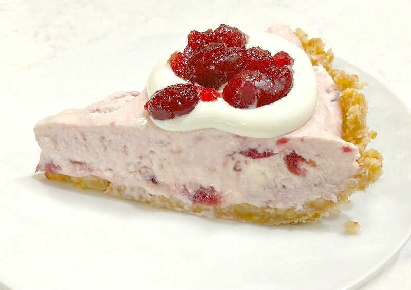 Frozen Cranberry Velvet Pie Recipe Girl