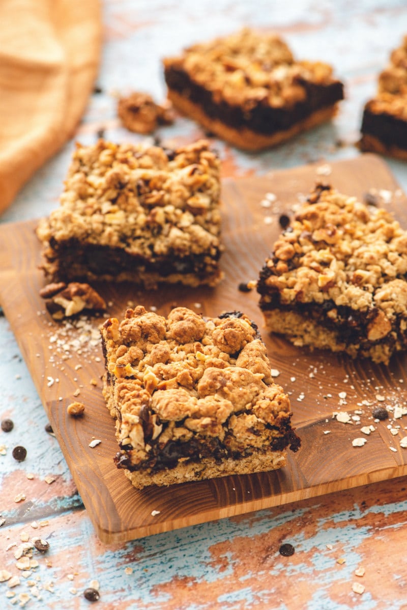 Fudge Nut Layer Bars