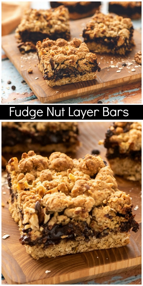 Fudge Nut Layer Bars Recipe Girl