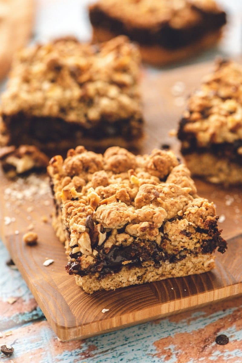 Fudge Nut Layer Bars