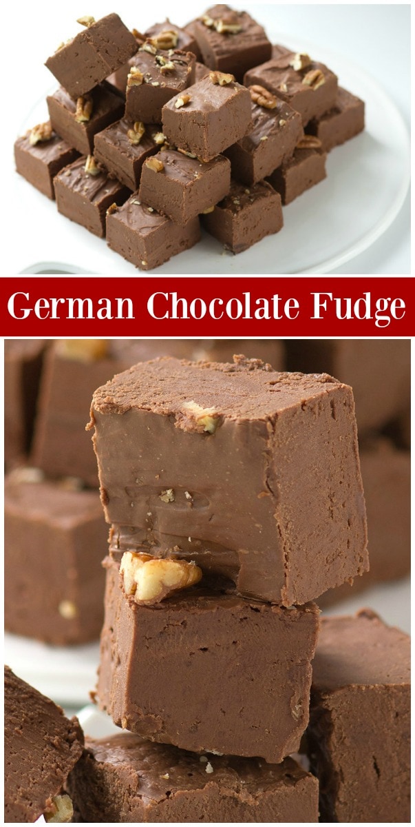 German Chocolate Fudge Recipe Girl