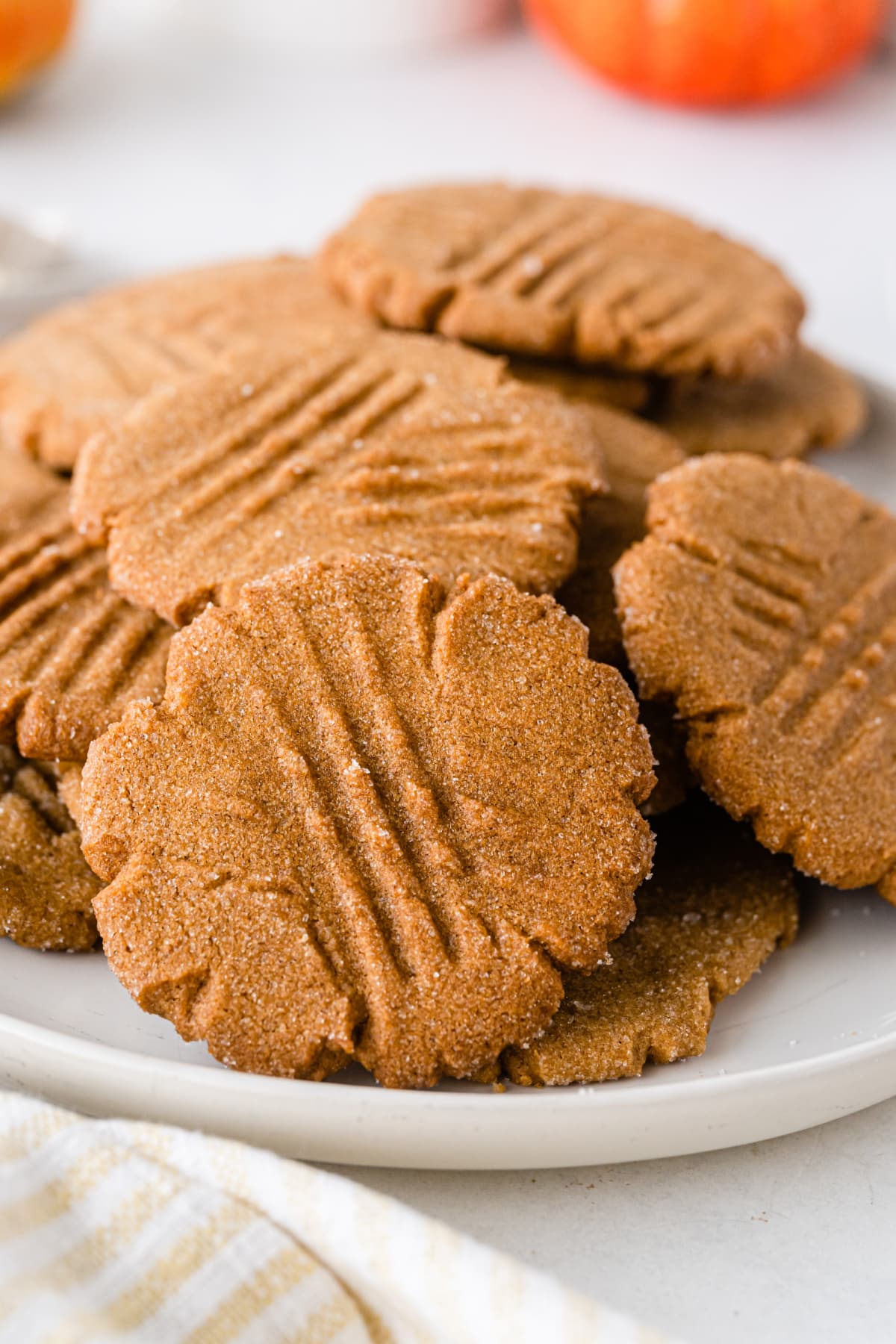 ginger cookies on a platter