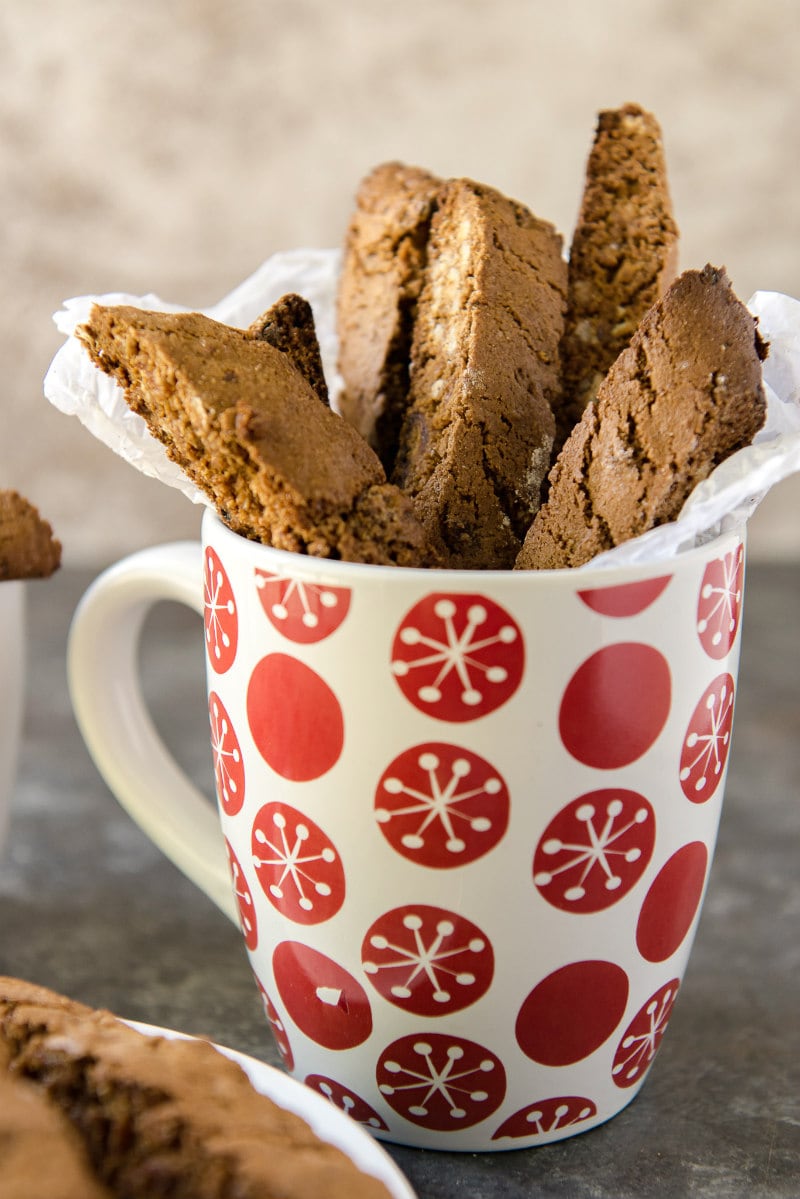 Cup of Gingerbread Biscotti