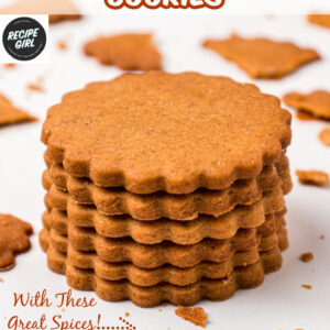 pinterest image for gossamer spice cookies