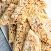 lemon almond cookie brittle