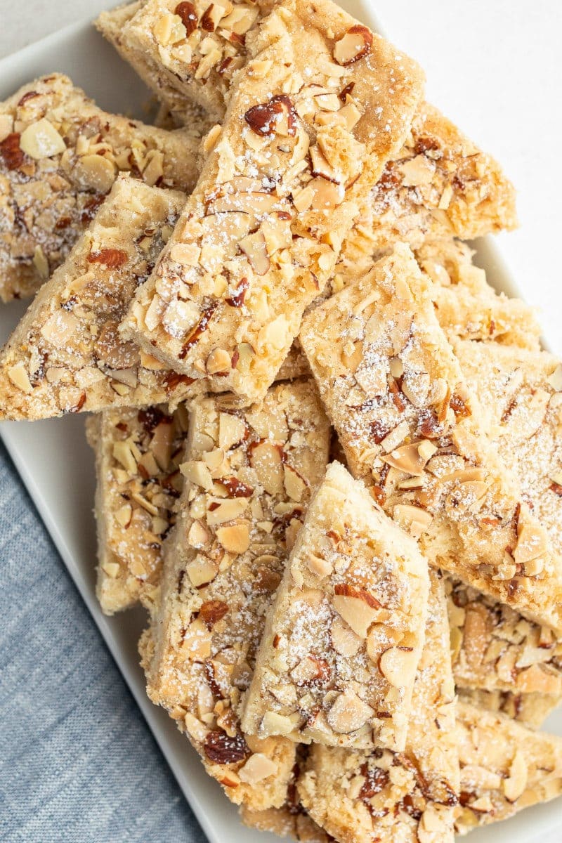 lemon almond cookie brittle