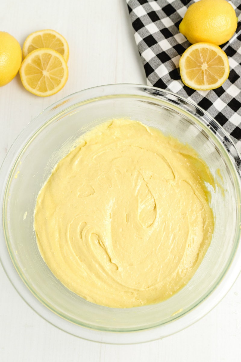 Batter for Lemon Brownies