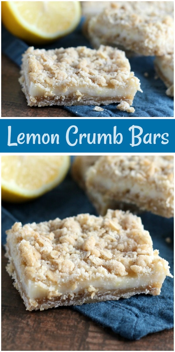 lemon crumb bars