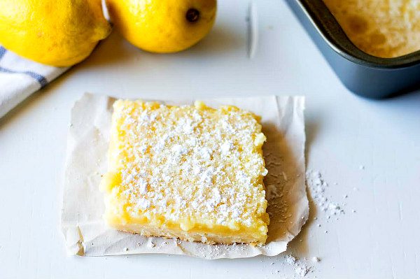 Lemon Crumb Bars Recipe - RecipeGirl.com