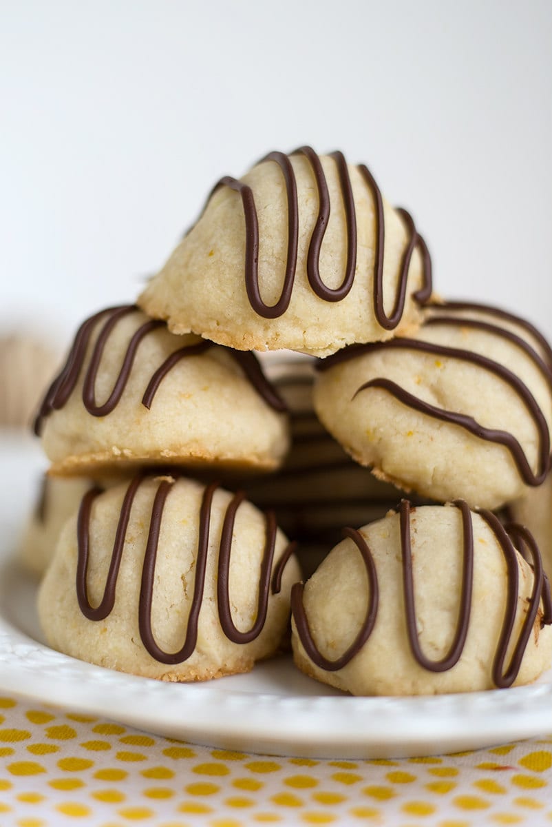 Stack of Lemon Kiss Cookies