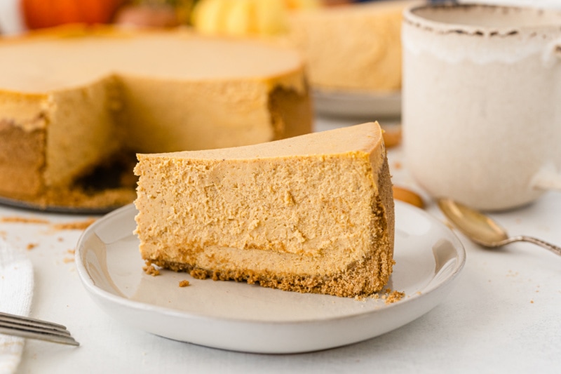 Low Fat Pumpkin Cheesecake