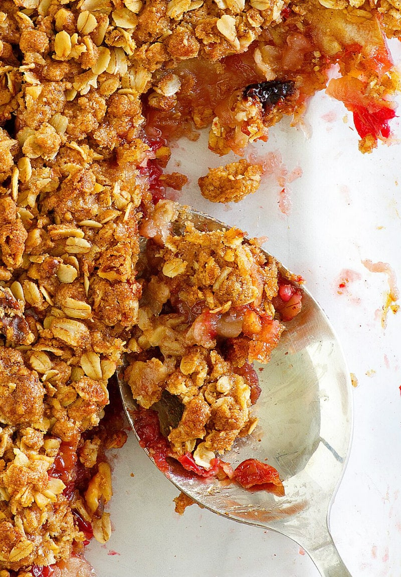 Apple Cranberry Crisp