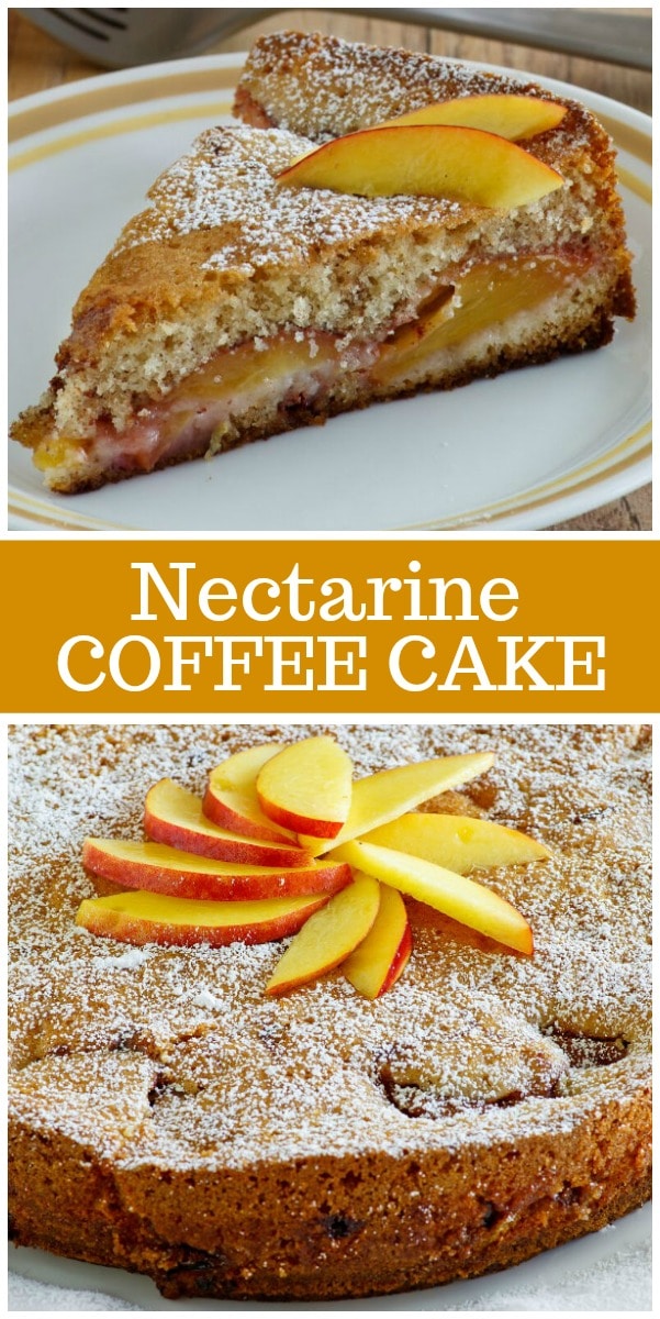 nectarine coffee cake