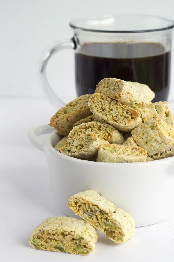 Orange Pistachio Biscotti recipe by RecipeGirl.com